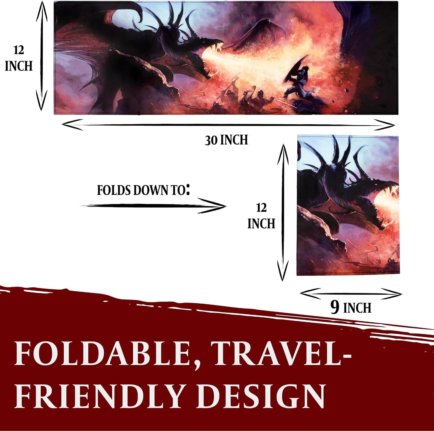 DND DM Screen 5E - D&D Dungeon Master Screen Full Color Print with Customizable Inserts - Dungeons and Dragons GM / Game Master Accessories Gift for Man or Woman. Hide Your Dice Rolls, Maps & Books.