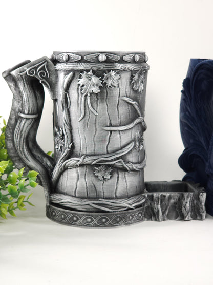 Elven Dice Tower Can Holder Dice Roller +FREE DICE SET Tabletop Game Dnd Forest Campaign Roll Play Gaming Tower Koozy Gift for Gamer
