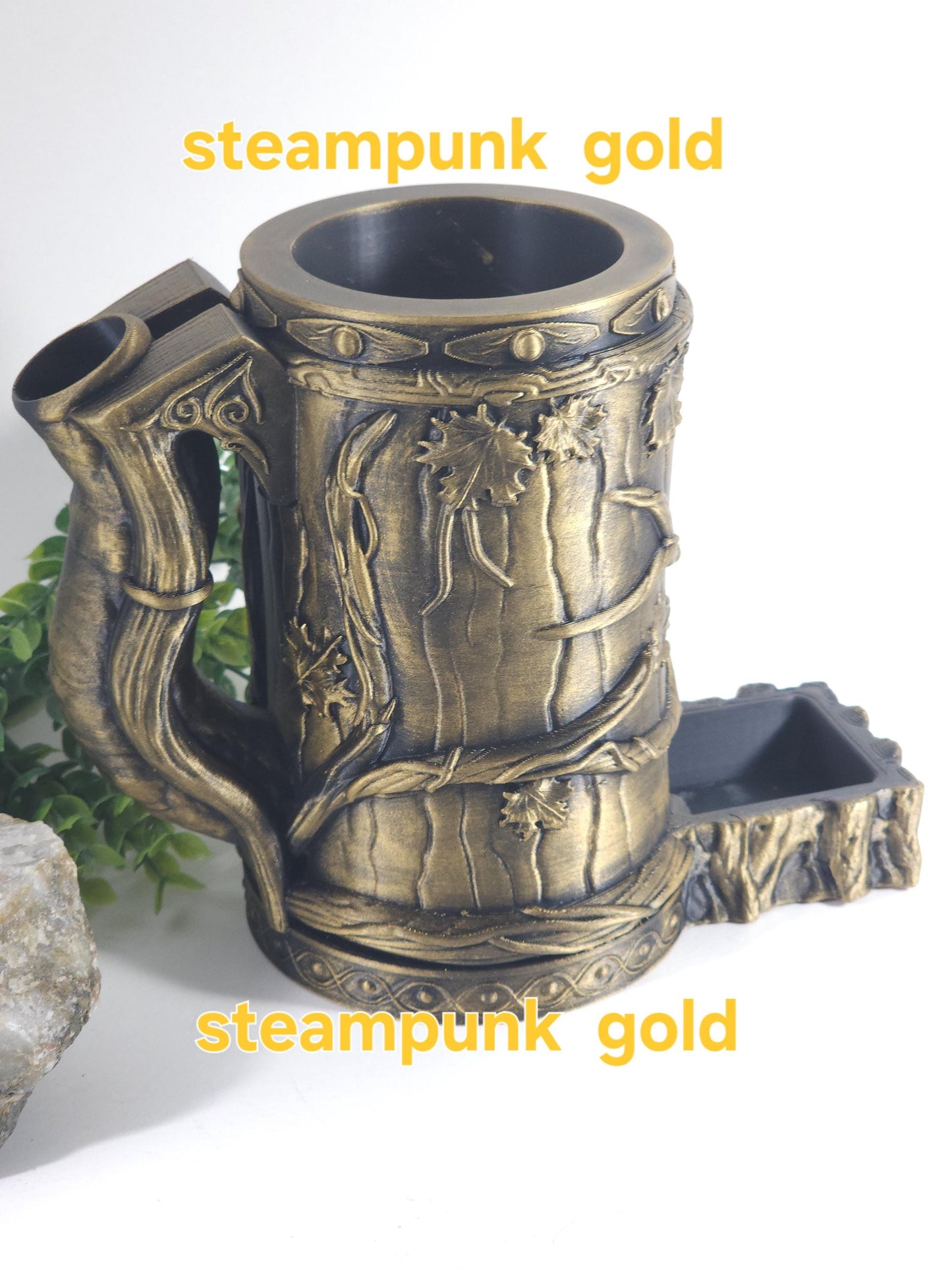 Elven Dice Tower Can Holder Dice Roller +FREE DICE SET Tabletop Game Dnd Forest Campaign Roll Play Gaming Tower Koozy Gift for Gamer